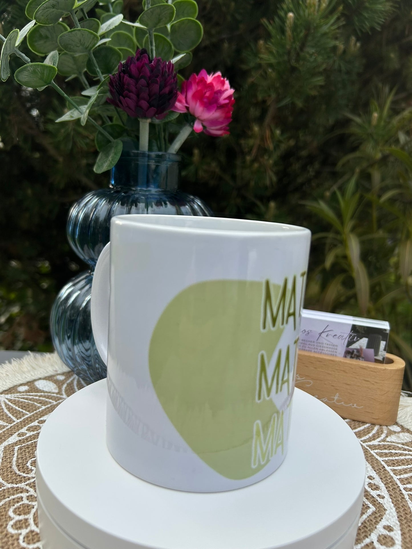 Personalisierbare Matcha Tasse. Keramiktasse, Kaffeebecher, Matcha Design