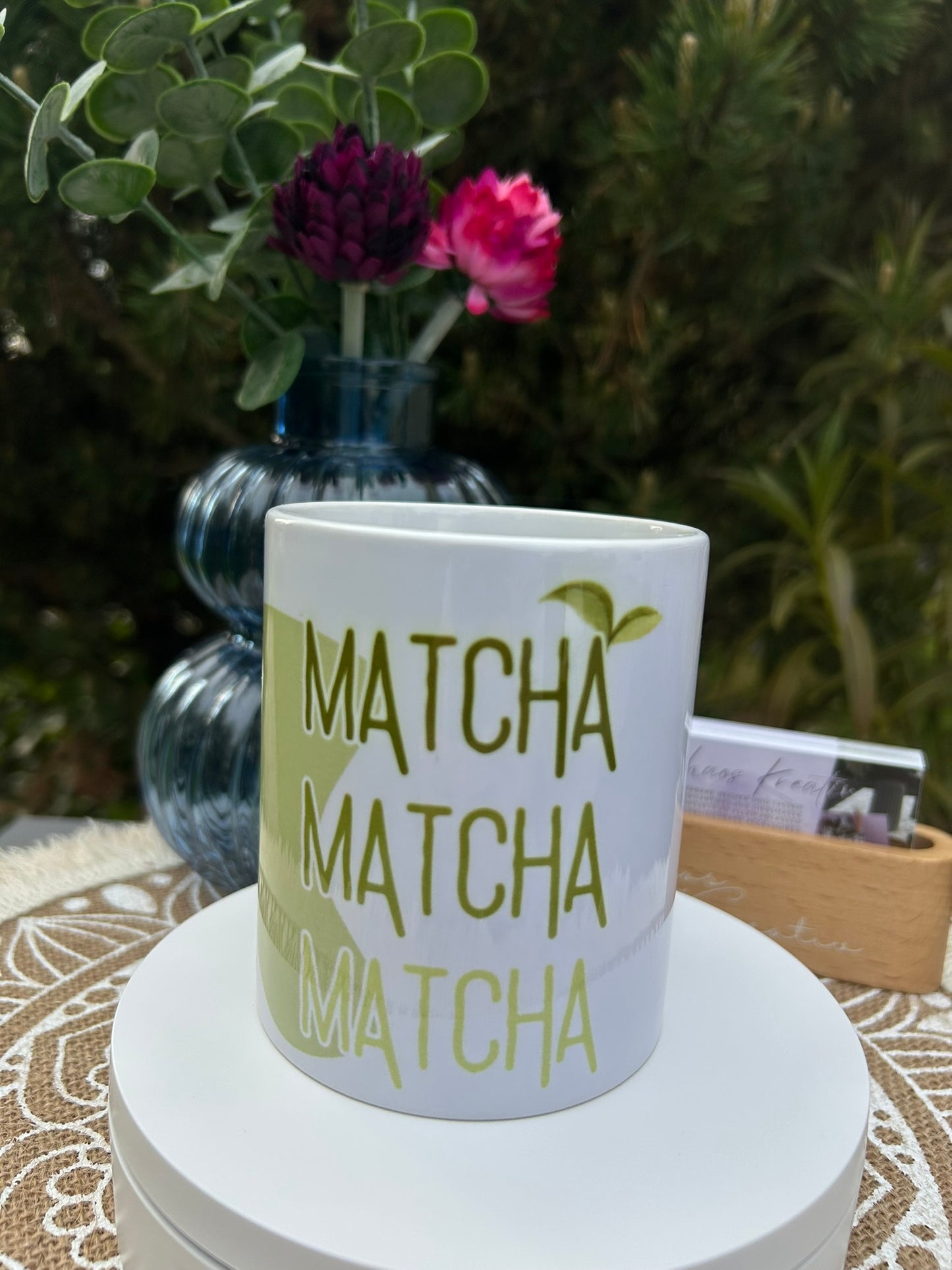 Personalisierbare Matcha Tasse. Keramiktasse, Kaffeebecher, Matcha Design