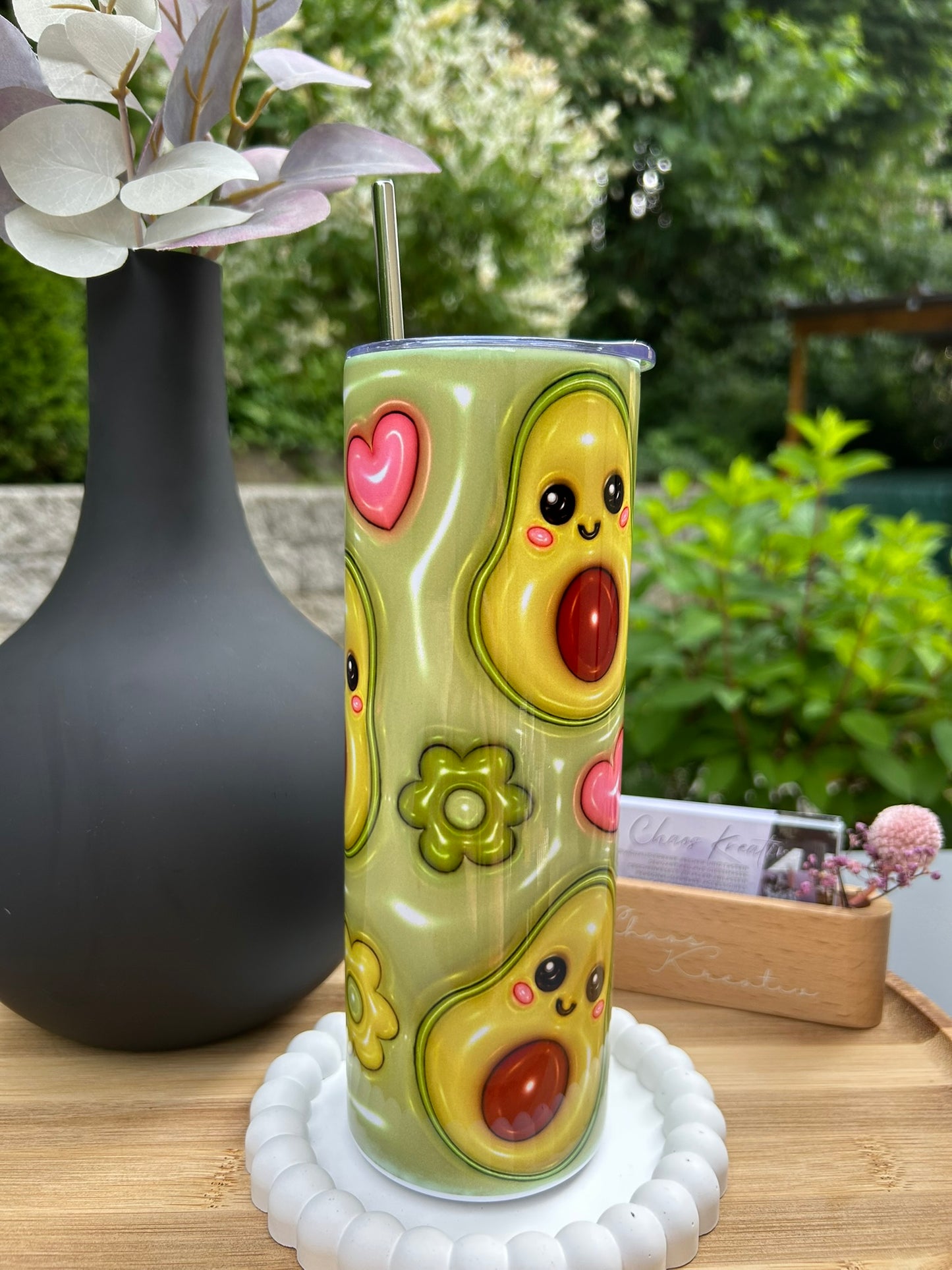 Edelstahl Thermobecher I Tumbler I Avocado