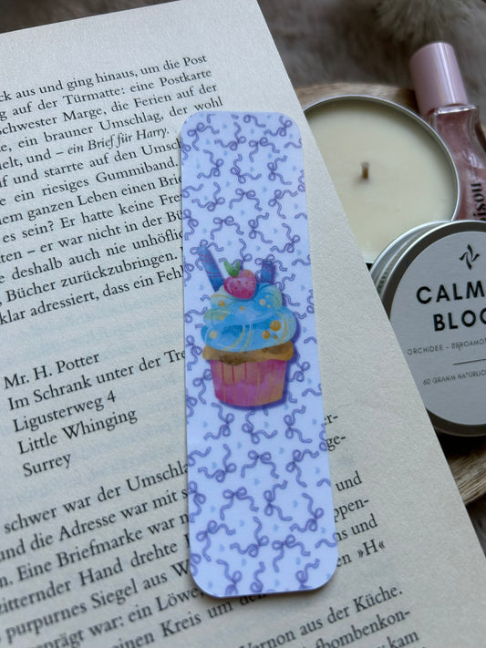 Lesezeichen Set 2 I blaue Schleifen