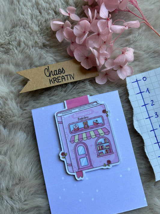 Rückseite magnetisches Lesezeichen I Romance Bookstore