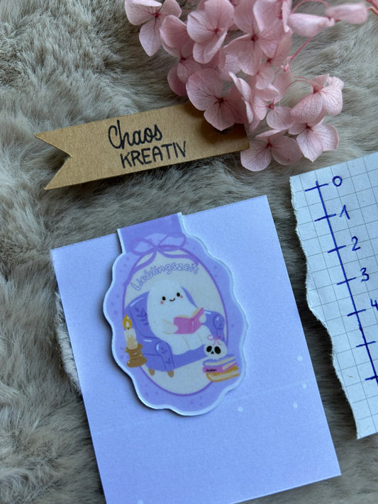 Rückseite magnetisches Lesezeichen I Geist Lieblingszeit