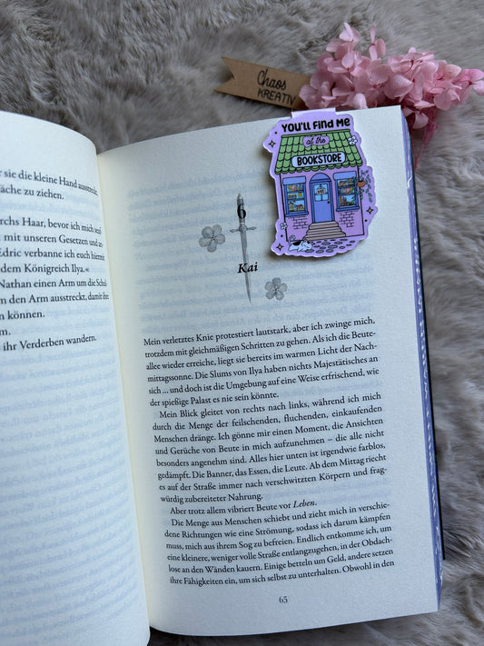 Magnetisches Lesezeichen I Bookstore