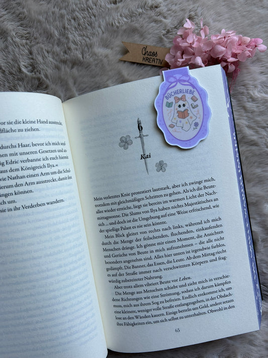 Magnetisches Lesezeichen I Geist Bücherliebe