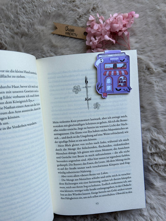 Magnetisches Lesezeichen I Horror Bookstore