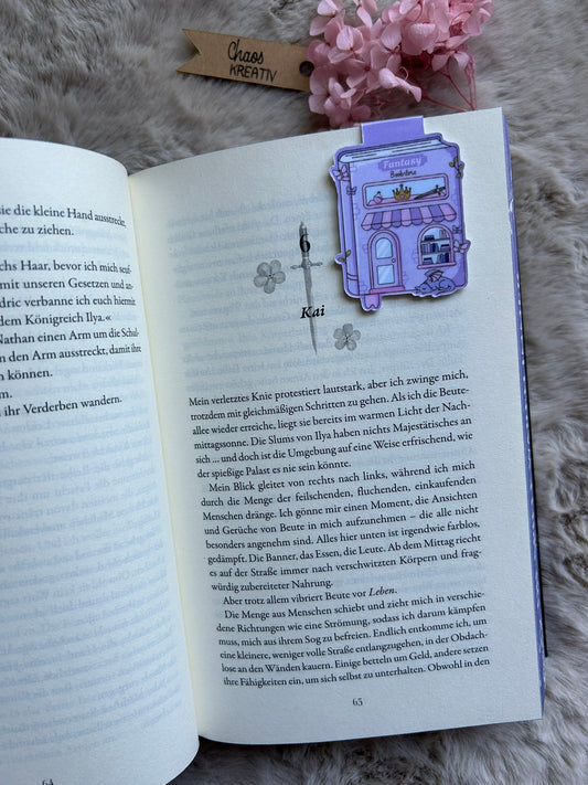 Magnetisches Lesezeichen I Fantasy Bookstore