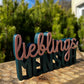 3D Schriftzug I Statement Spruch I Dekoration "Lieblingsmensch"