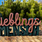 3D Schriftzug I Statement Spruch I Dekoration "Lieblingsmensch"