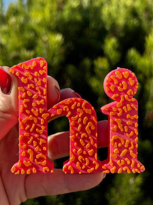3D Schriftzug I Statement Spruch I Dekoration "Hi"