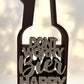 Flaschenöffner 3D I "Don´t worry, Bier happy" I Schriftzug - Statement Spruch I Geschenk für Männer oder zum Vatertag