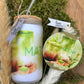 Trinkglas mit Deckel & Strohhalm I Matcha 1