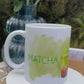 Individuell bedruckte Kaffee-Tasse 330 ml, Matcha Motiv, Becher mit Matcha Design