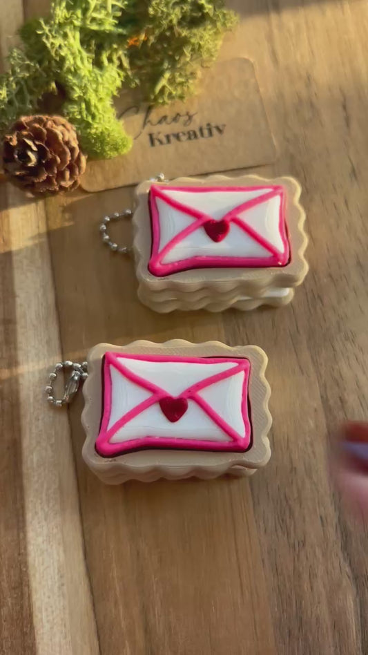 Klicker Fidget Toy - Liebesbrief Cookie
